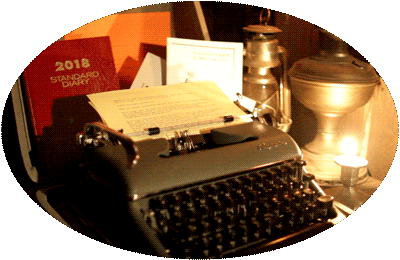 typewriter spooky